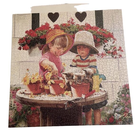 1000 Pieces Puzzle Master Pieces Joys of Childhood Little Potters - Picture 2 of 2